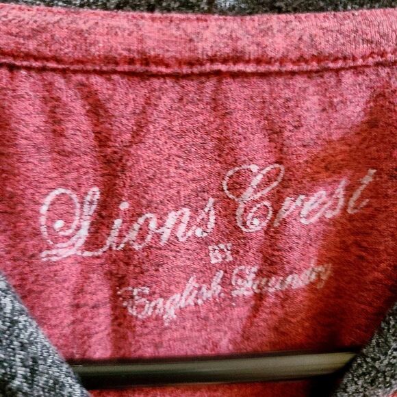 Lion's Crest men's pouch pocket hood long-sleeve shirt - Picture 9 of 16